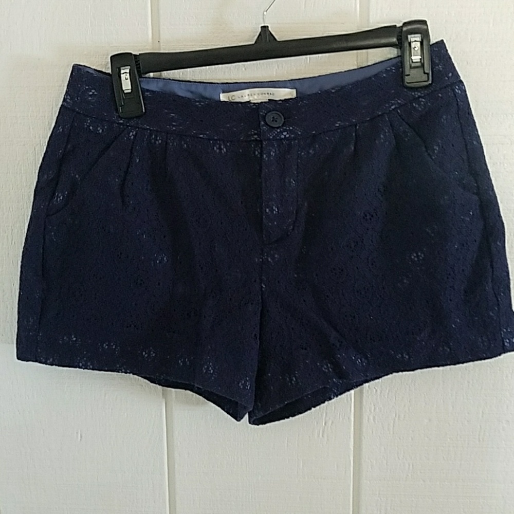 LC Lauren Conrad Lace Overlay Shorts